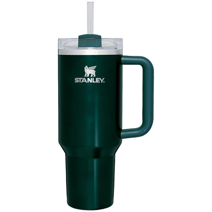 Stanley The Quencher Flowstate Tumbler Pipetli Termos Bardak 1,18L Evrgreen Glow