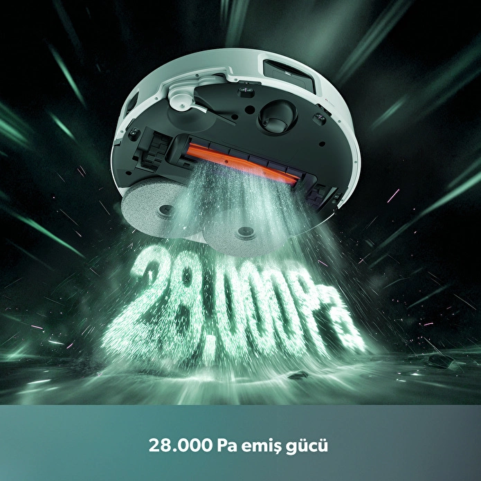 Homend Alex 50 Pro Akıllı Robot Süpürge 28000 Pa Emiş Gücü