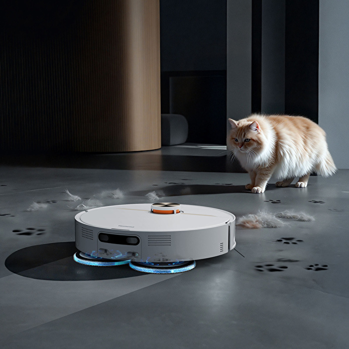 Homend Alex 50 28000 Pa Akıllı Robot Süpürge Beyaz