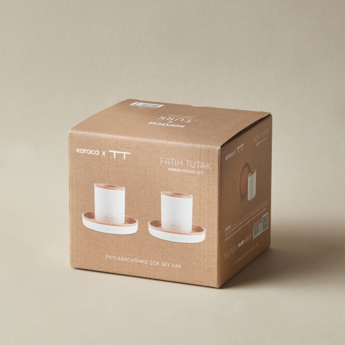 Karaca x Fatih Tutak 2 Kişilik Espresso Seti 90 ml