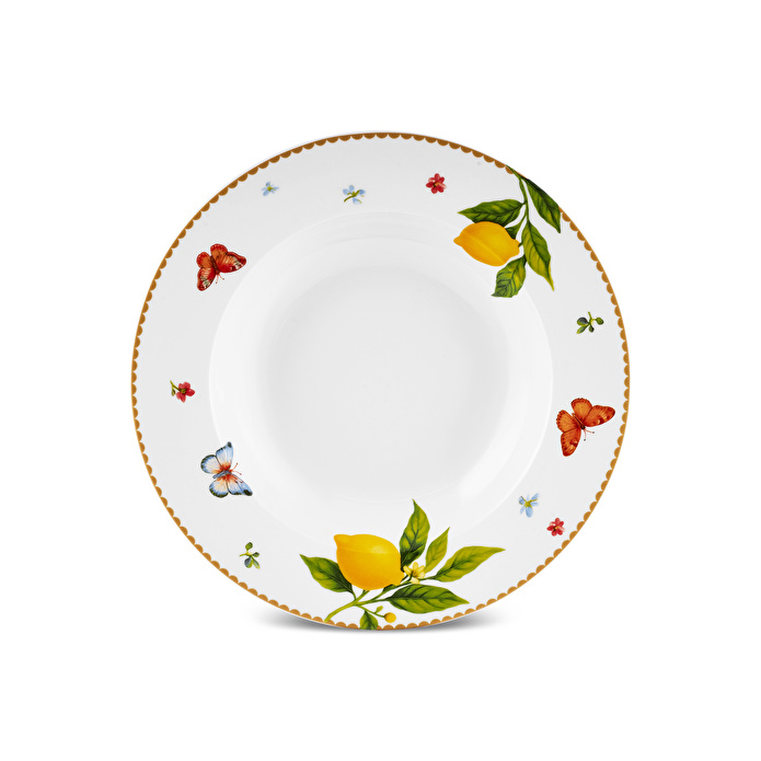 Karaca Forever Bone Solemon 24 Parça 6 Kişilik Yemek Takımı