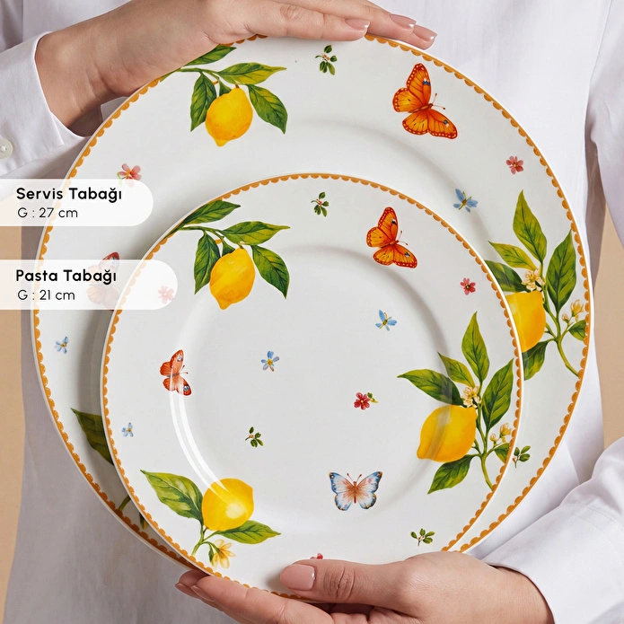 Emsan Forever Bone Solemon 24 Parça 6 Kişilik Yemek Takımı