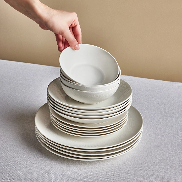 Emsan Forever Bone Arte 53 Parça 12 Kişlilik Yemek Takımı