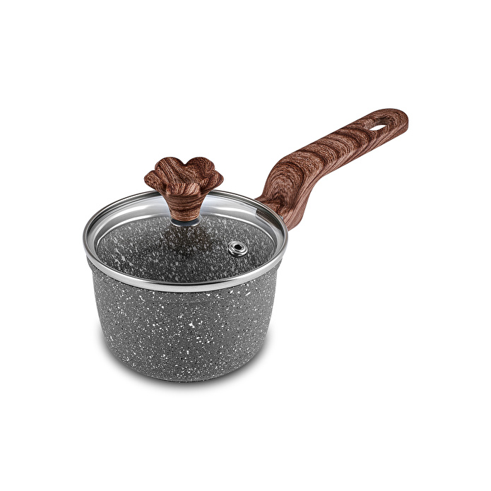 Emsan Dark Silver Biogranit Mini Sos Tenceresi 10 cm