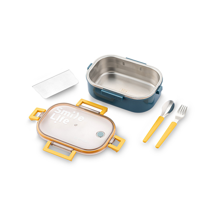 Emsan Smile Life Lunch Box Mavi