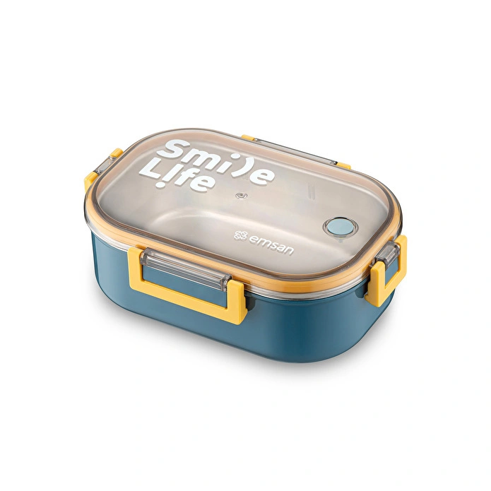 Emsan Smile Life Lunch Box Mavi