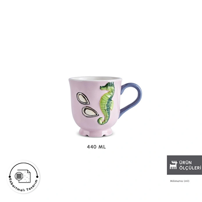 Karaca Atlantis Kupa Deniz Atı 440 ml