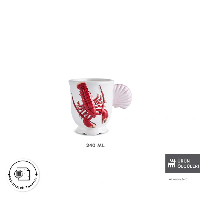 Karaca Atlantis Kupa Istakoz 240 ml