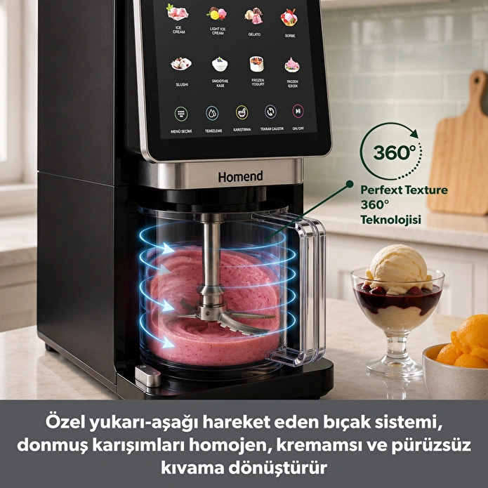 Homend Iceartizan 8000H Dondurma Makinesi