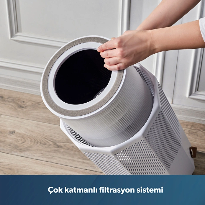 Homend 9012H Wi-Fi Destekli UV-C ve İyonizerli Akıllı Hava Temizleme Makinesi