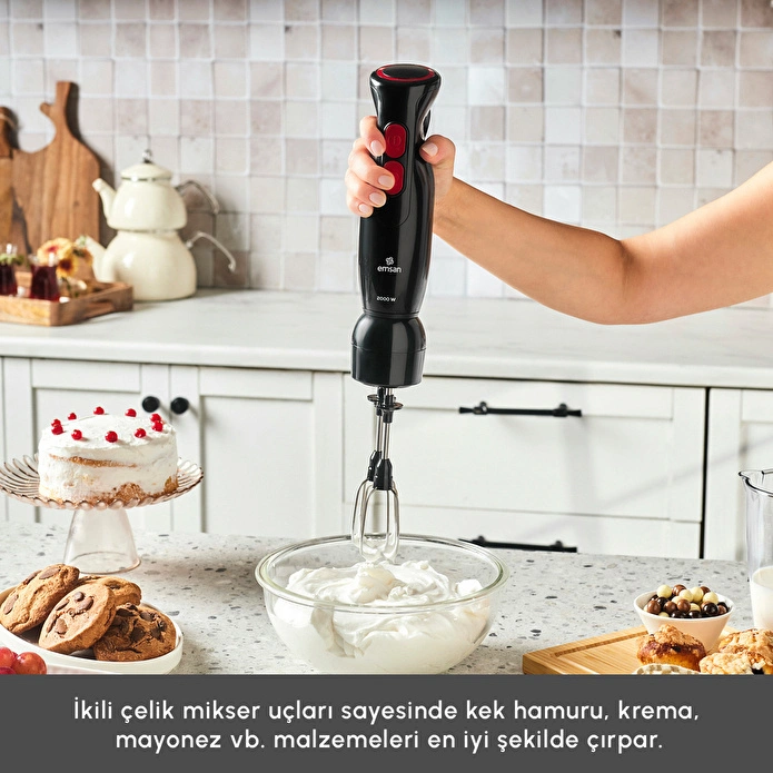 Emsan Pro Multimax 6 in 1 Çok Amaçlı Mutfak Robotu Black