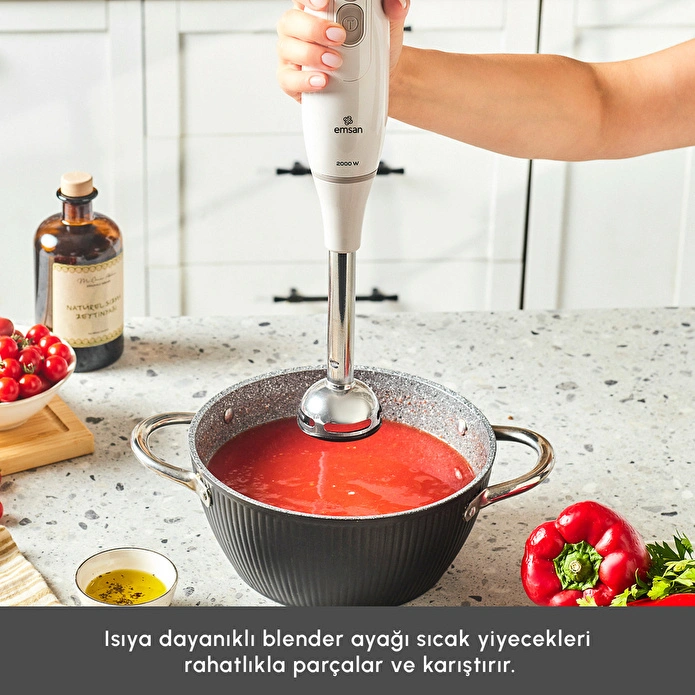 Emsan Pro Multimax 6 in 1 Çok Amaçlı Mutfak Robotu İconic Beige