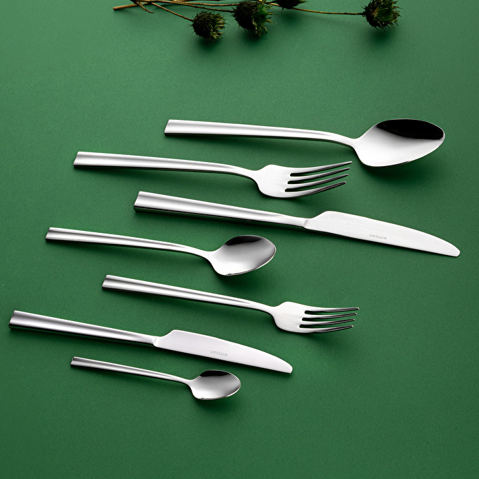 Emsan Çınar 84 Parça 12 Kişilik Çatal Kaşık Bıçak Takımı