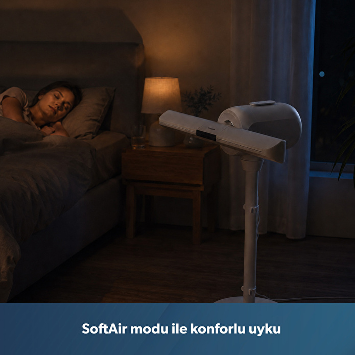 Homend AeroCool 9013H Turbo Motorlu 360° Çok Yönlü, Sessiz ve Zaman Ayarlı Vantilatör