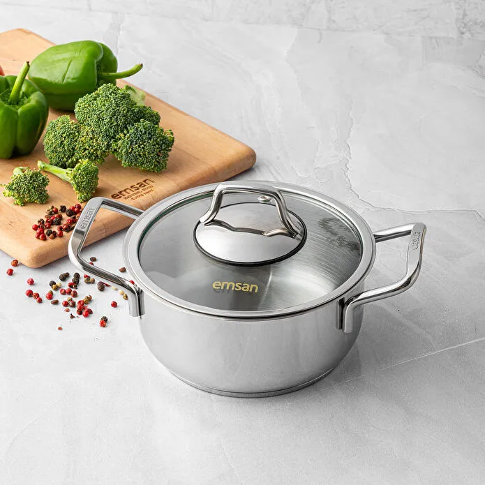 Emsan Demre 8 Parça Çelik Tencere Seti