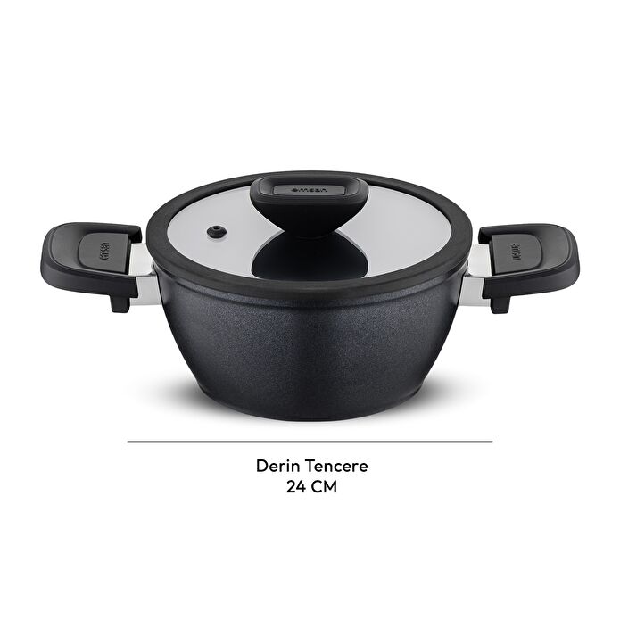 Emsan Diamente Derin Tencere 24 cm