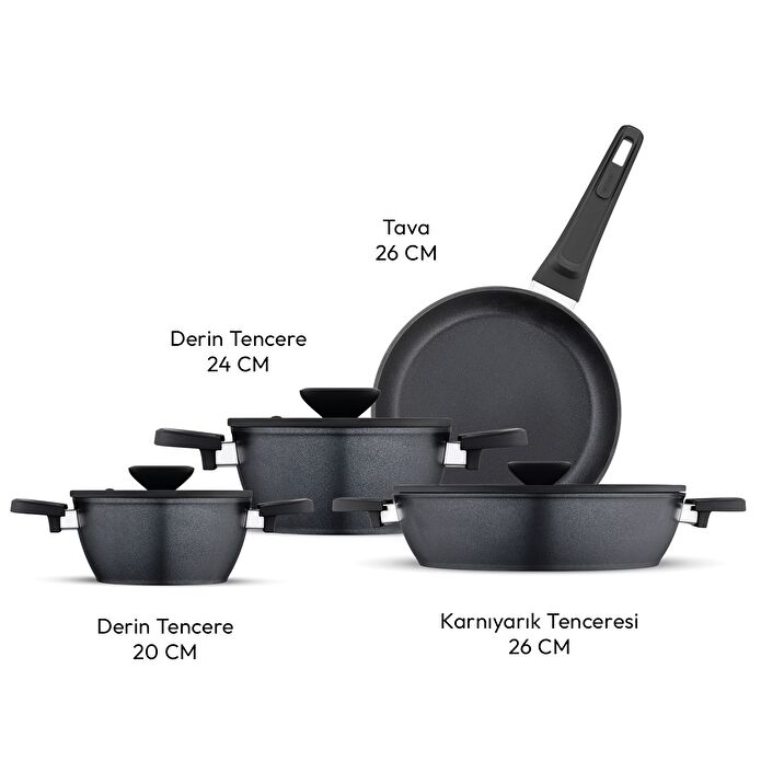 Emsan Diamente 7 Parça Tencere Seti