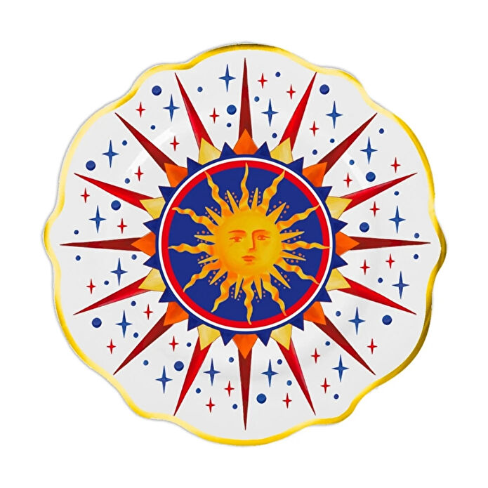 Baci Milano Dolce Vita 6'lı Sun Tatlı Tabağı 21 cm Porselen