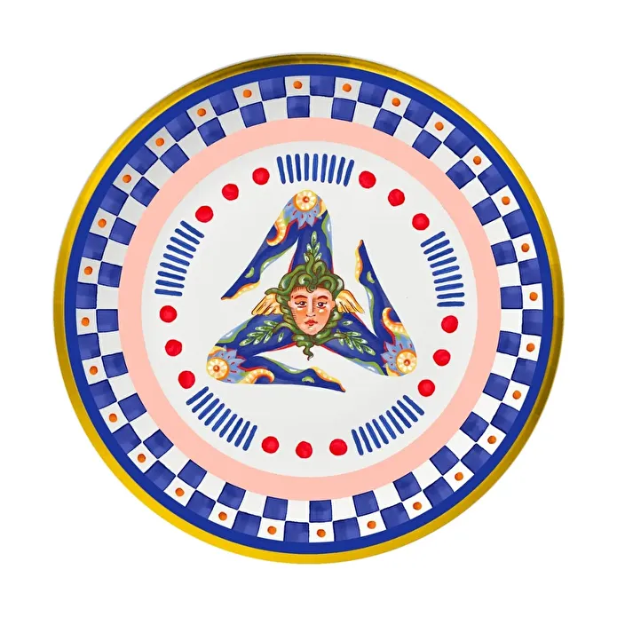 Baci Milano Dolce Vita 6'lı Trinacria Ekmek Tabağı 16 cm Porselen