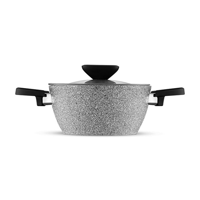 Emsan Fortis Granit 7 Parça Tencere Seti Gri