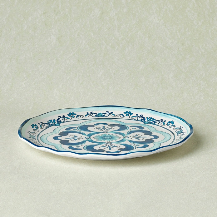 Karaca Blue Harmony Melamin Pasta Tabağı 21,5 cm