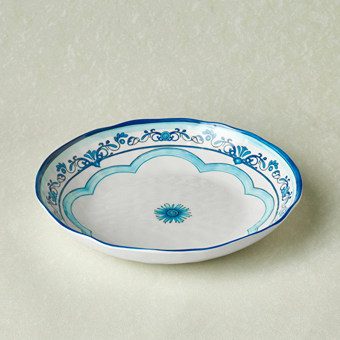 Karaca Blue Harmony Melamin Çukur Tabak 22 cm