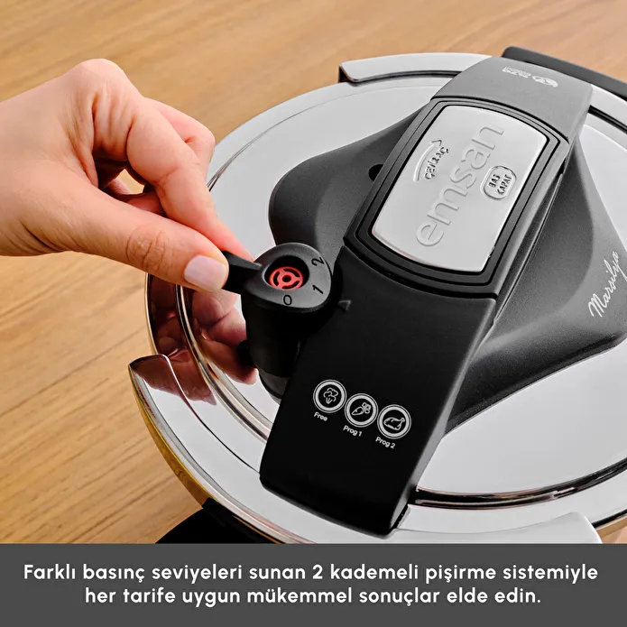 Emsan Marsilya İndüksiyon Tabanlı Düdüklü Tencere 5 Litre