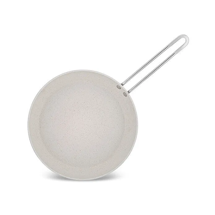 Emsan Biogranit White Stone 7 Parça Tencere ve Tava Seti