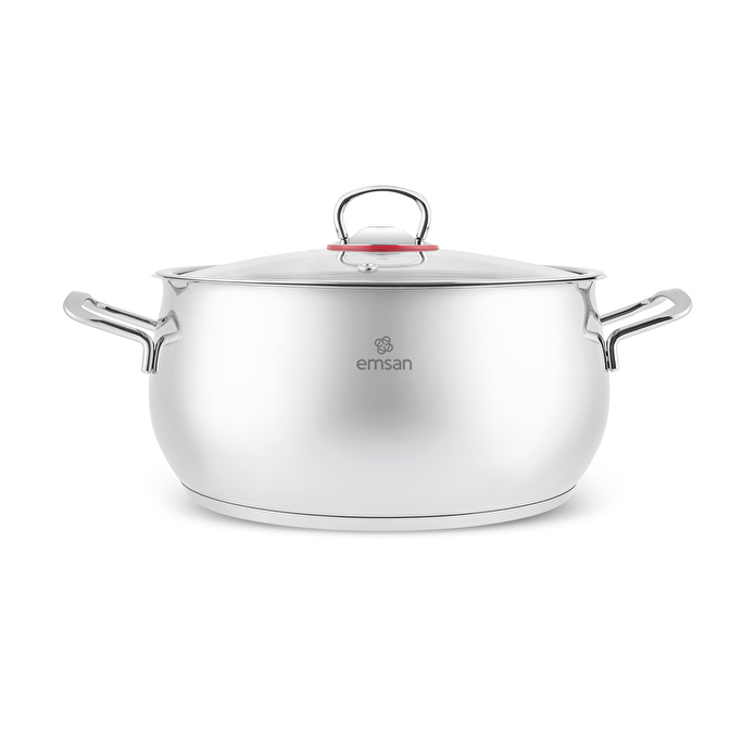 Emsan Karıştır-Pişir-Sakla 18 Parça Karıştırma Kabı ve Servis Gereçli Çelik Tencere Seti