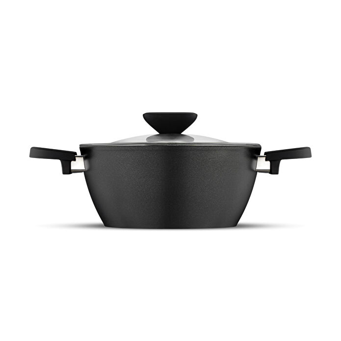 Emsan Biogranit Black Tencere Seti 7 Parça