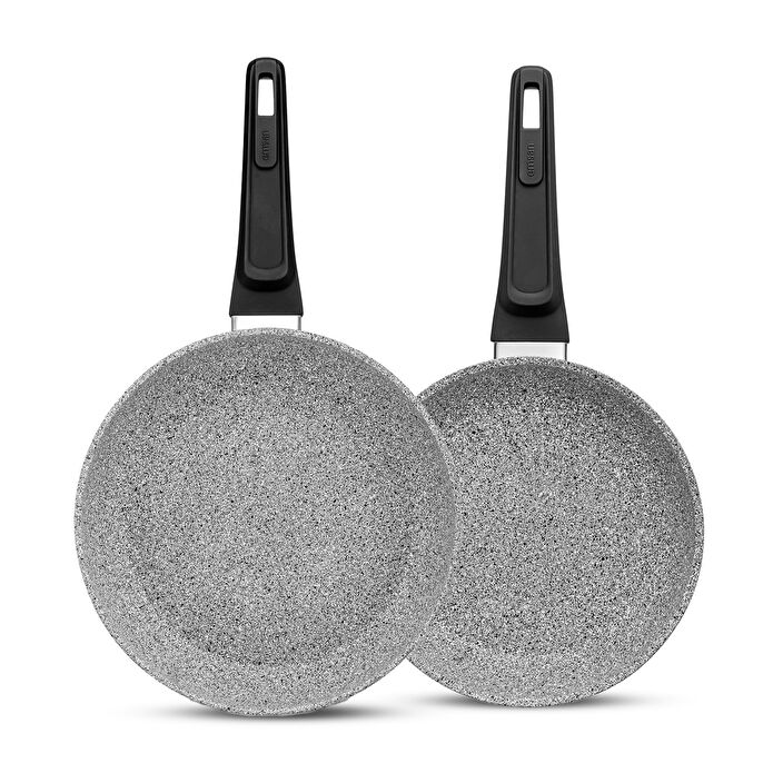 Emsan Fortis Granit 12 Parça Tencere Seti Gri