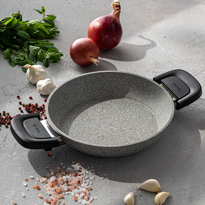 Emsan Fortis Granit 12 Parça Tencere Seti Gri