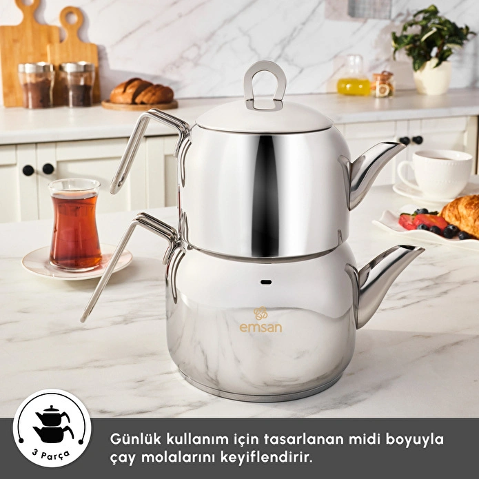 Emsan Urban Çaydanlık Takımı Midi