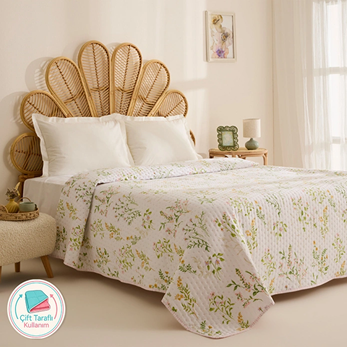 Karaca Home Sara Çift Kişilik Yatak Örtüsü Multicolor