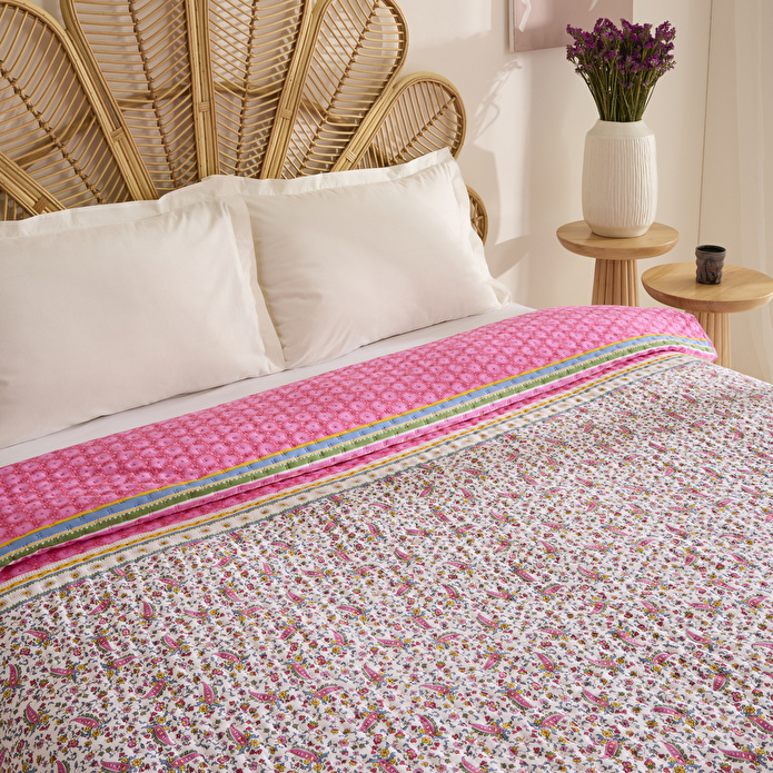 Karaca Home Chilena Çift Kişilik Çok Amaçlı Yatak Örtüsü