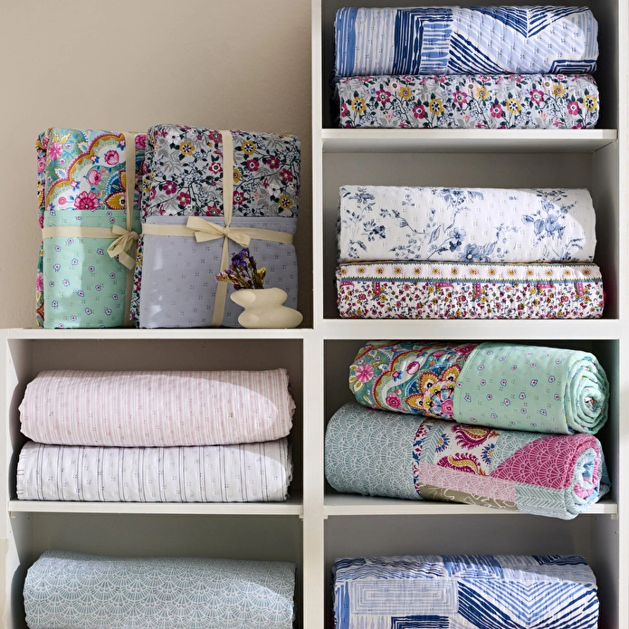 Karaca Home Luna Çok Amaçlı Çift Kişilik Yatak Örtüsü Multicolor