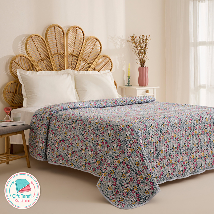 Karaca Home Pablo Çift Kişilik Yatak Örtüsü Multicolor