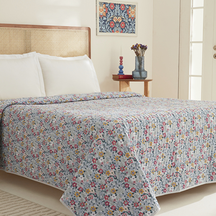 Karaca Home Pablo Çift Kişilik Yatak Örtüsü Multicolor