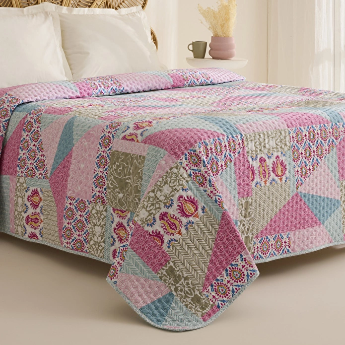 Karaca Home Rovera Çift Kişilik Yatak Örtüsü Multicolor