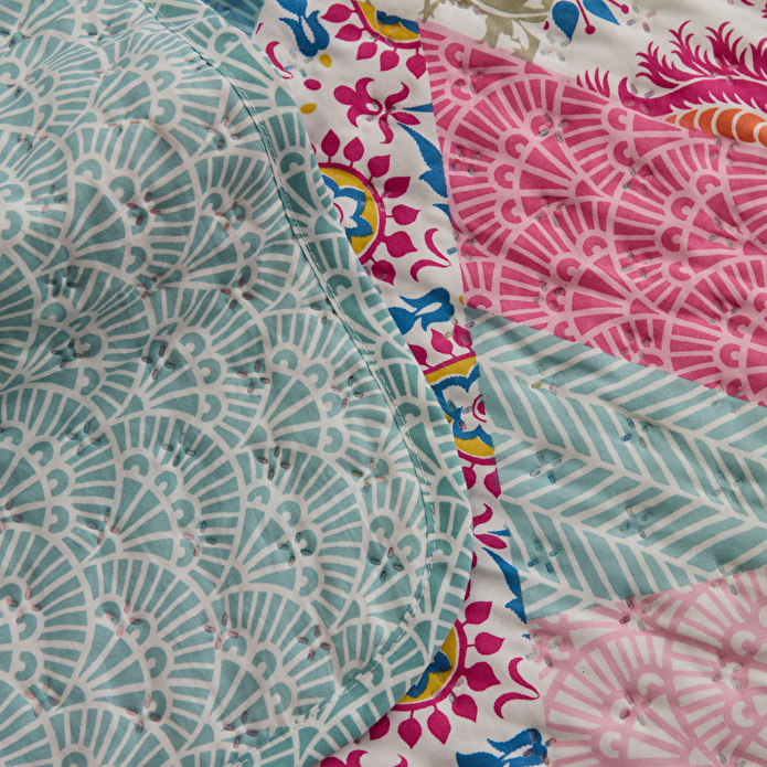 Karaca Home Rovera Çift Kişilik Yatak Örtüsü Multicolor