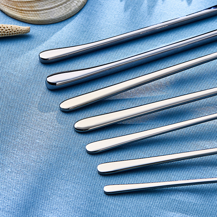 Karaca Seashell 316+ 84 Parça Çatal Kaşık Bıçak Takımı, Platin