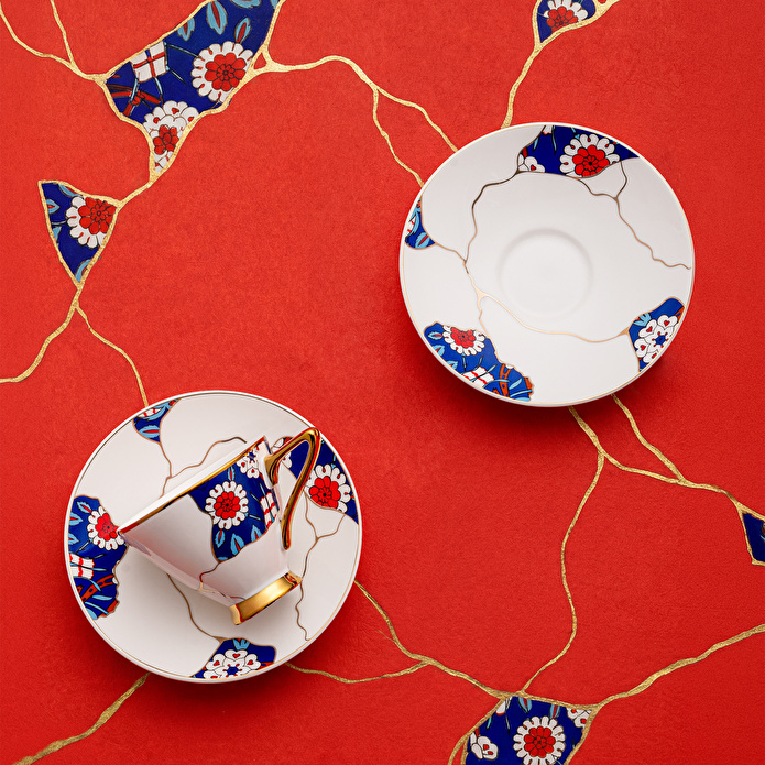 Emsan Kintsugi 6 Kişilik Kahve Fincan Takımı 100 ml