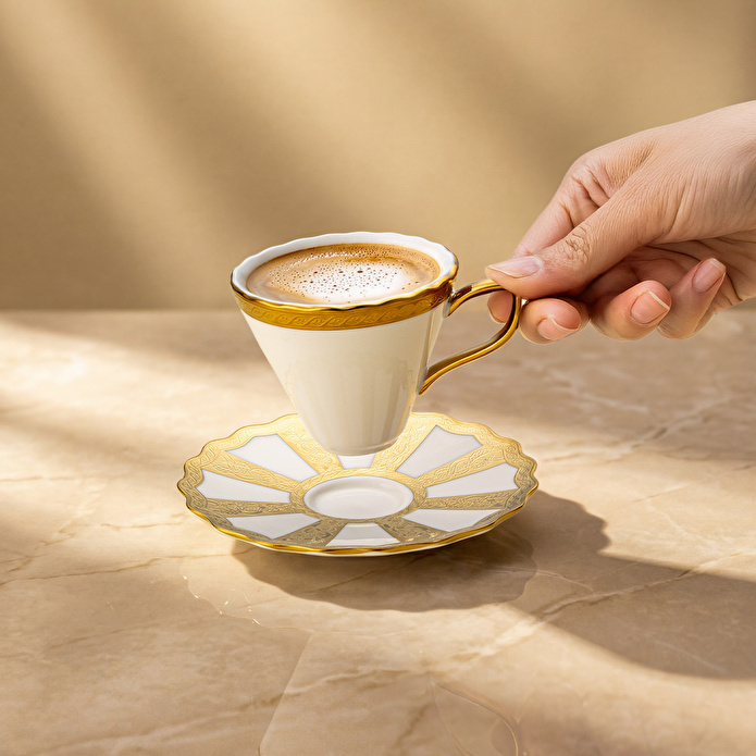 Emsan Royal 6 Kişilik Kahve Fincan Takımı 100 ml