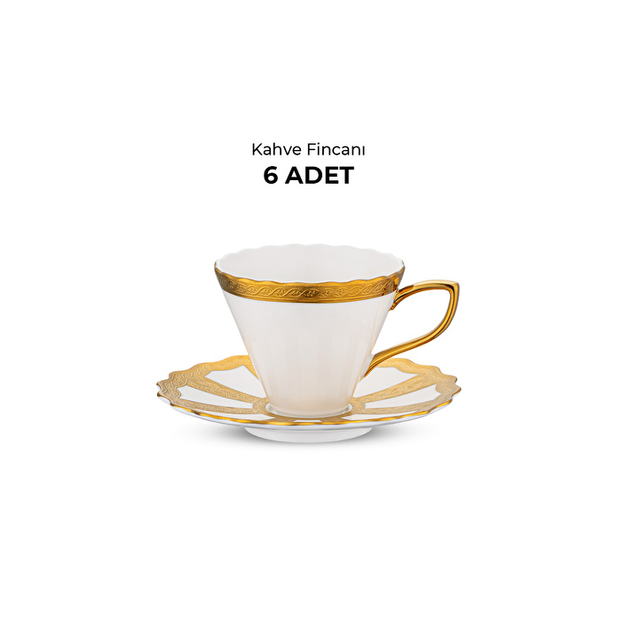 Emsan Royal 6 Kişilik Kahve Fincan Takımı 100 ml