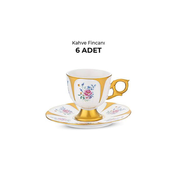 Emsan Bloom 6 Kişilik Kahve Fincan Takımı 100 ml
