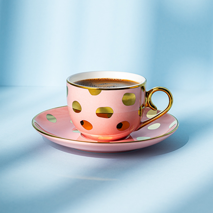 Emsan Lina 6 Kişilik Kahve Fincan Takımı 90 ml