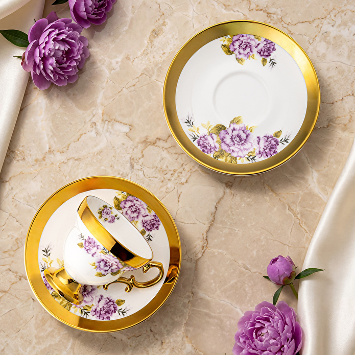 Emsan Rosarian 6 Kişilik Kahve Fincan Takımı 80 ml