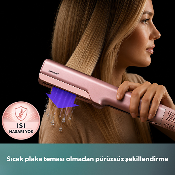 Homend Air Silk 4607H Islak & Kuru Hava ile Saç Düzleştirici
