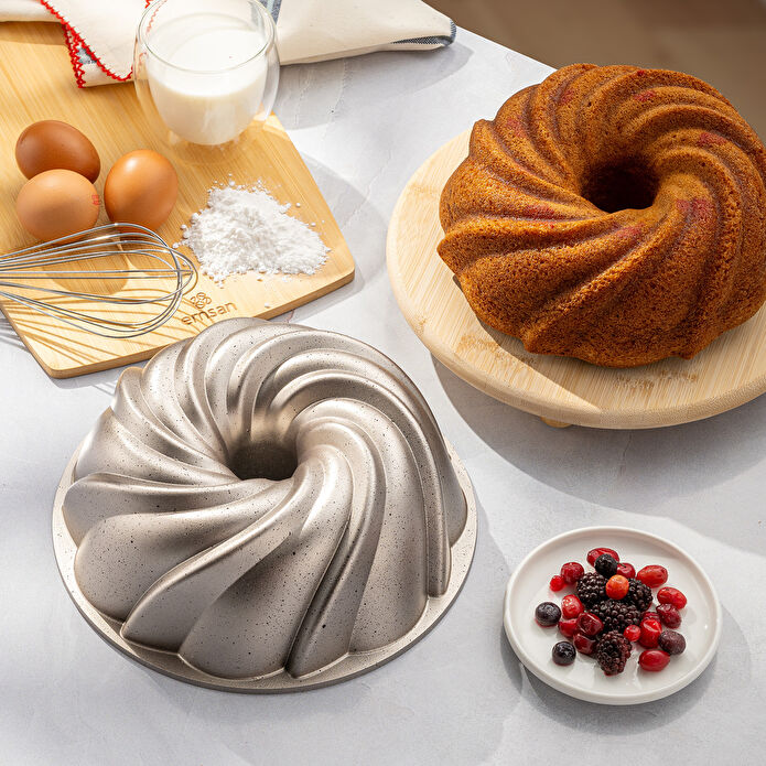Emsan Golden Cake Döküm Kek Kalıbı 25 cm