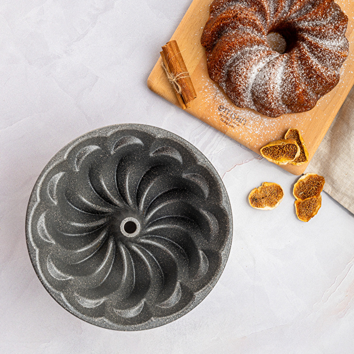 Emsan Golden Flora Döküm Kek Kalıbı 25 cm